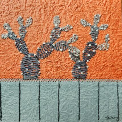 Painting Silver prickly pears by Vazquez Laila | Painting