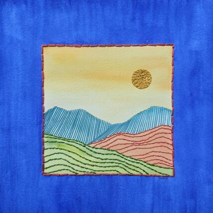 Painting Threads that hold the sky by Vazquez Laila | Painting