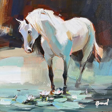 Peinture Where silence breathes par Bond Tetiana | Tableau Figuratif Huile