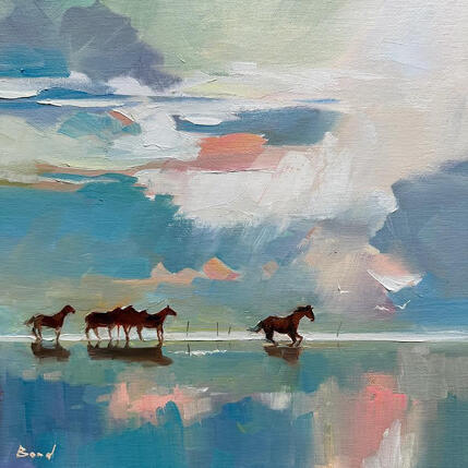 Peinture Transparency of speed par Bond Tetiana | Tableau Figuratif Huile