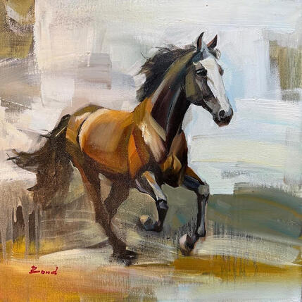 Peinture Where motion is born par Bond Tetiana | Tableau Figuratif Huile