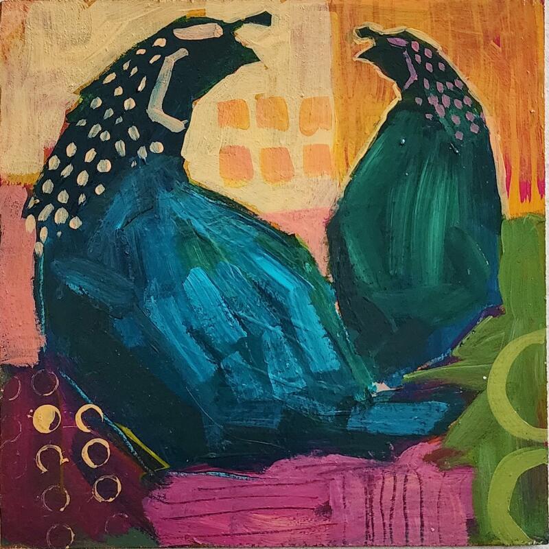 Painting Always Here by Kivisto Jamie | Painting Subject matter Animals Acrylic