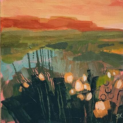 Painting A Place to Land by Kivisto Jamie | Painting Abstract Acrylic Landscapes