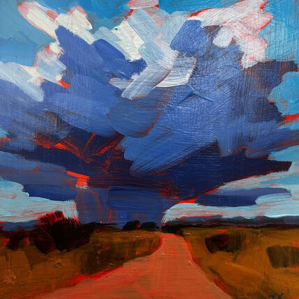 Painting The sky speaks by Kivisto Jamie | Painting