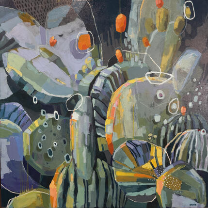 Painting Dazed in the Desert Maze by Kivisto Jamie | Painting