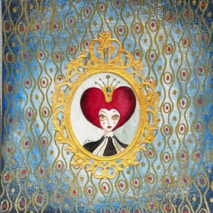 Painting La Regina Sorride by Nai | Painting Surrealism Acrylic, Gluing