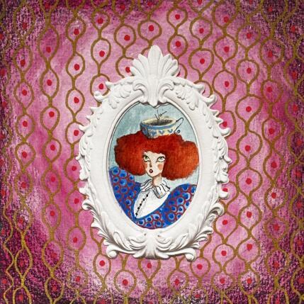 Painting The per la testa by Nai | Painting Surrealism Acrylic, Gluing