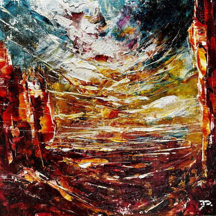 Painting Sedona sunset by Reymond Pierre | Painting Figurative Oil