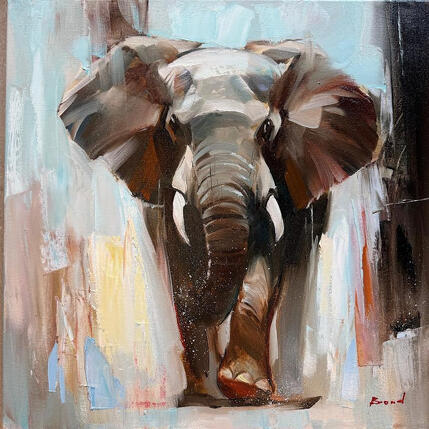 Peinture Power born of light par Bond Tetiana | Tableau Figuratif Huile