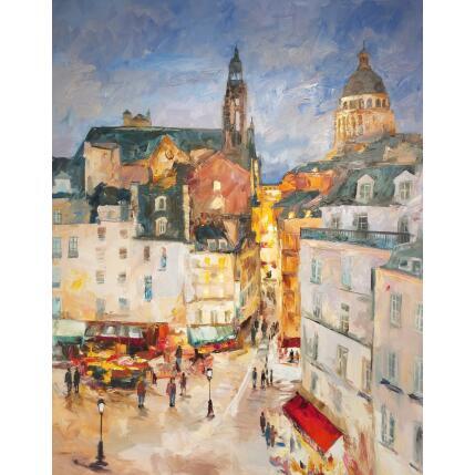 Painting Vue avec Panthéon by Novokhatska Olga | Painting