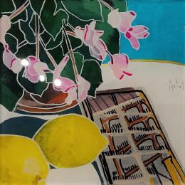 Peinture Les étages ne semblaient pourtant pas si haut par Auriol Philippe | Tableau Figuratif Acrylique, Posca Natures mortes