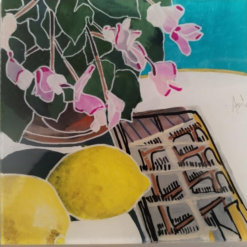 Peinture Les étages ne semblaient pourtant pas si haut par Auriol Philippe | Tableau Figuratif Natures mortes Acrylique Posca