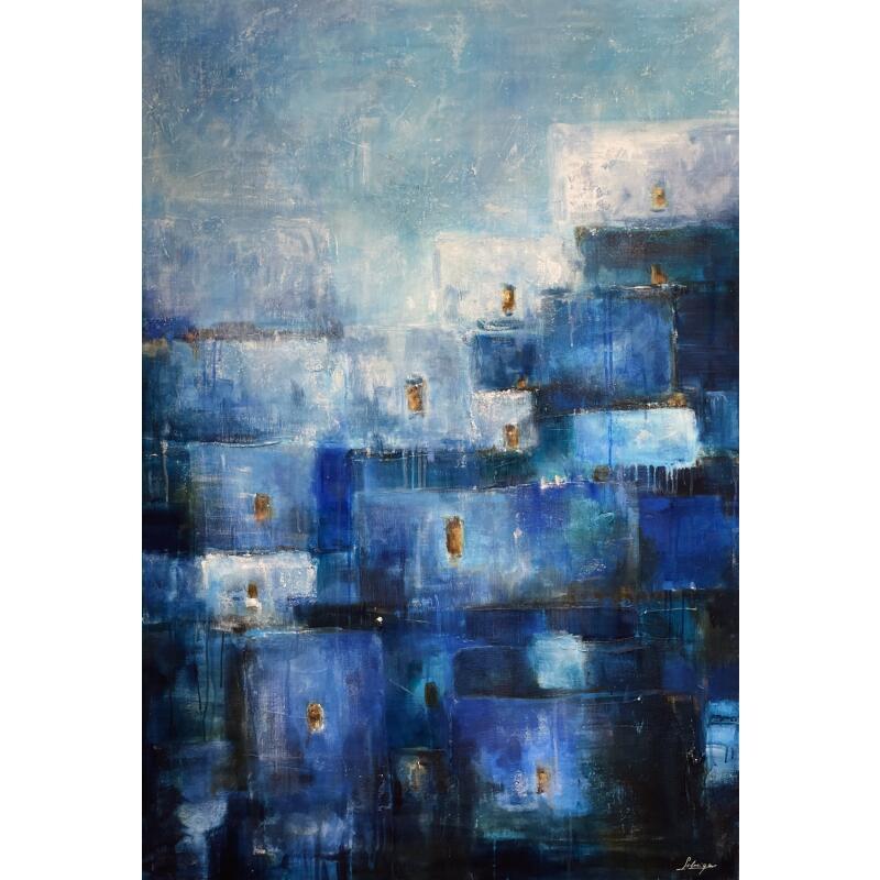 Peinture Atlantide par Solveiga | Tableau