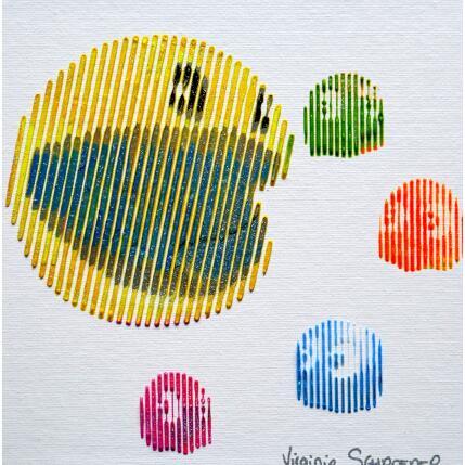 Painting souvenir d'enfance et demoments entre amis by Schroeder Virginie | Painting Pop-art Acrylic Pop icons