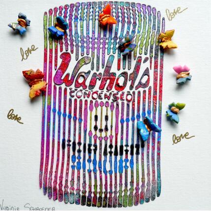 Painting Warhol by Schroeder Virginie | Painting Pop-art Acrylic Pop icons
