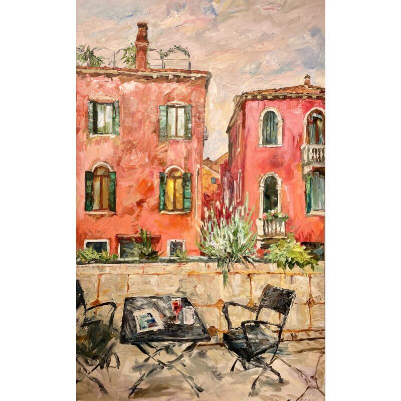 Peinture Rio Barnaba, vue sur la terrasse par Novokhatska Olga | Tableau