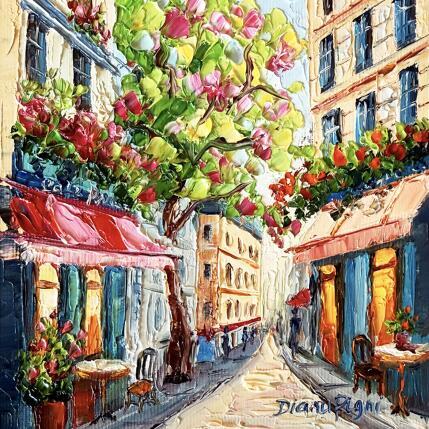 Peinture Paris Street par Pigni Diana | Tableau Figuratif Huile