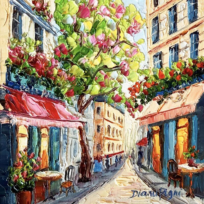 Peinture Paris Street par Pigni Diana | Tableau Figuratif Huile