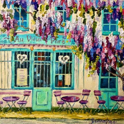 Peinture Au Vieux Paris par Pigni Diana | Tableau Figuratif Huile