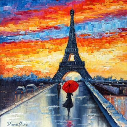 Peinture Paris Reflections par Pigni Diana | Tableau Figuratif Huile