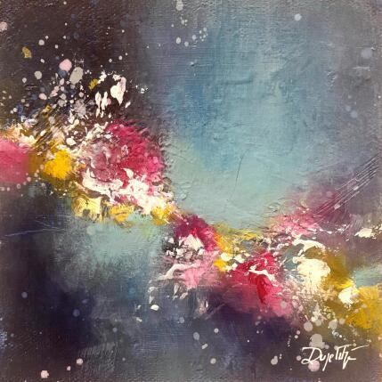 Painting Rêverie by Dupetitpré Roselyne | Painting Abstract Acrylic Minimalist