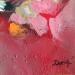 Painting Rouge passion by Dupetitpré Roselyne | Painting Abstract Minimalist Acrylic