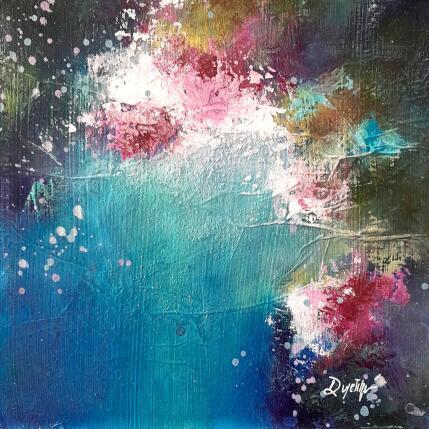 Peinture L'onde bleue par Dupetitpré Roselyne | Tableau