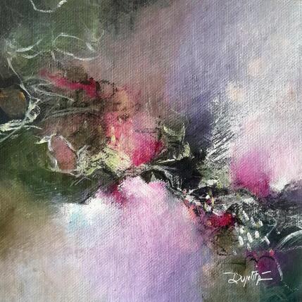 Painting Rose aurore by Dupetitpré Roselyne | Painting