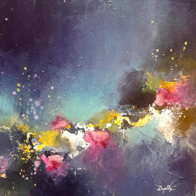 Peinture Souvenirs par Dupetitpré Roselyne | Tableau Abstrait Minimaliste Acrylique