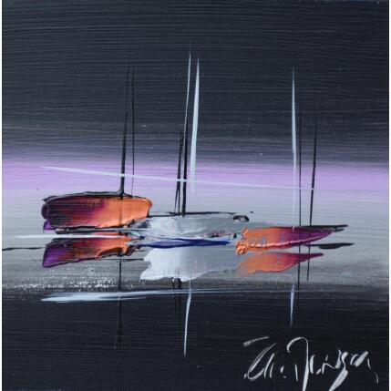 Painting EN MER by Munsch Eric | Painting Figurative Acrylic, Oil Marine