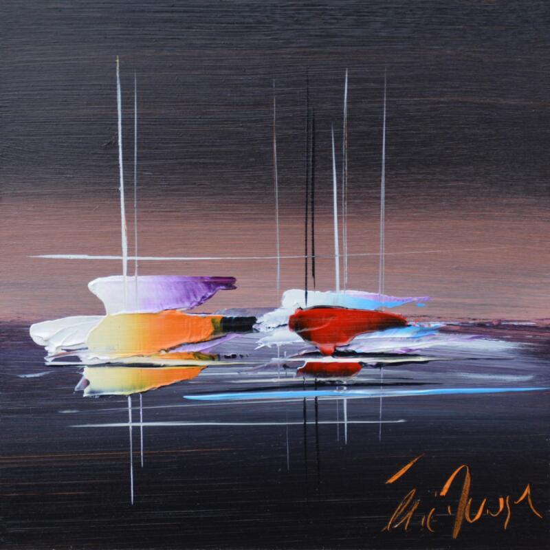 Painting A DREAM by Munsch Eric | Painting Figurative Marine Oil Acrylic