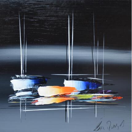 Painting VOYAGE MODERNE by Munsch Eric | Painting Figurative Acrylic, Oil Marine