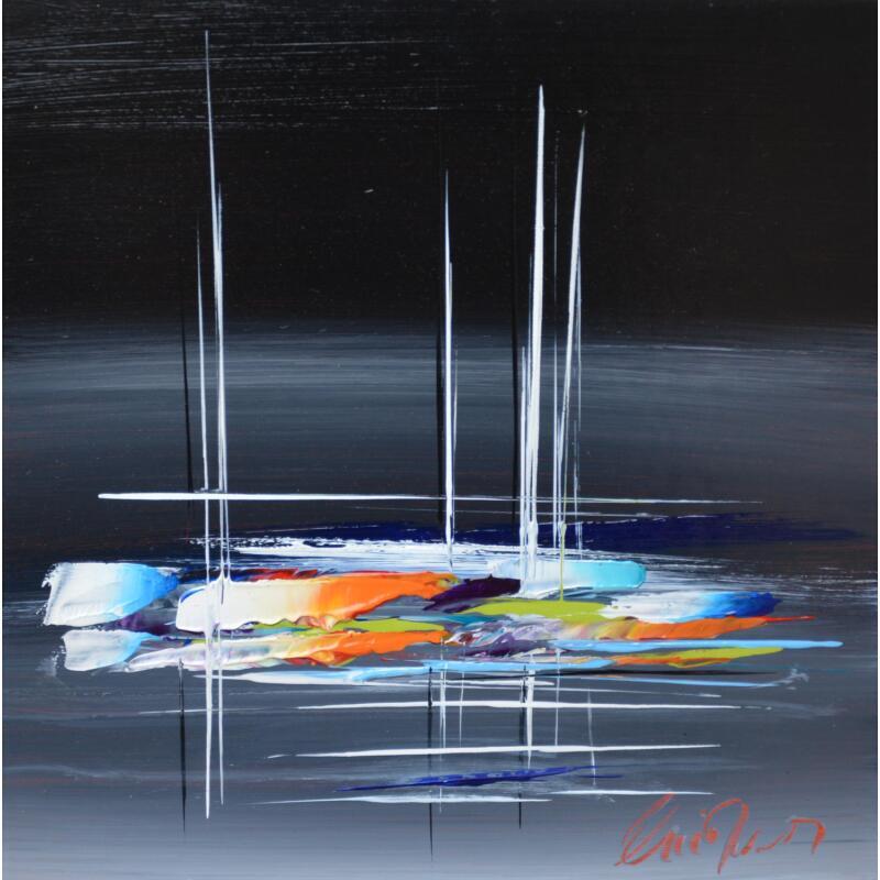 Peinture RIVAGE INSOLITE par Munsch Eric | Tableau Figuratif Marine Huile Acrylique