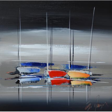 Peinture VOYAGE INSOLITE par Munsch Eric | Tableau Figuratif Acrylique, Huile Marine