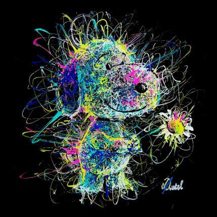 Peinture Instinct Snoopy (#03) par Pauline Dutel | Tableau Pop-art Posca Portraits