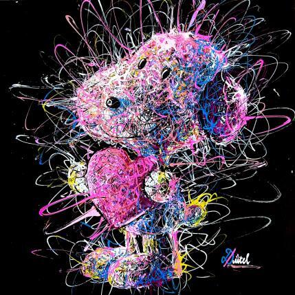 Gemälde Instinct Snoopy (#04) von Pauline Dutel | Gemälde