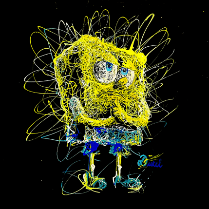 Painting Instinct Bob (#01) by Pauline Dutel | Painting