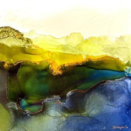 Peinture 2739 colibri par Depaire Silvia | Tableau Abstrait Acrylique Animaux, Minimaliste