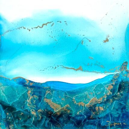 Peinture Poésie marine 1972 par Depaire Silvia | Tableau Abstrait Acrylique