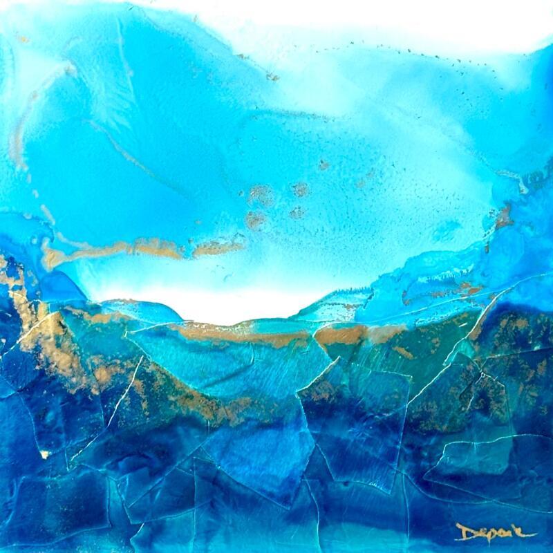 Peinture 2850 poésie marine par Depaire Silvia | Tableau Abstrait Paysages Marine Minimaliste Acrylique