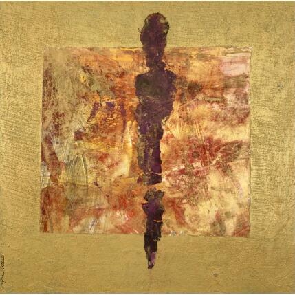 Peinture Fracture par Rocco Sophie | Tableau Art Singulier Acrylique, Collage, Sable