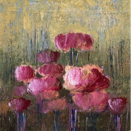 Peinture Samedi sous la pluie par Rocco Sophie | Tableau Art Singulier Acrylique, Collage, Sable