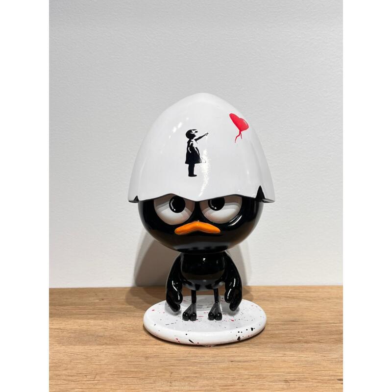 Escultura P'TIT CALI BANKSY por Le Marquis | Escultura Figurativo Iconos pop Acrílico Cerámica