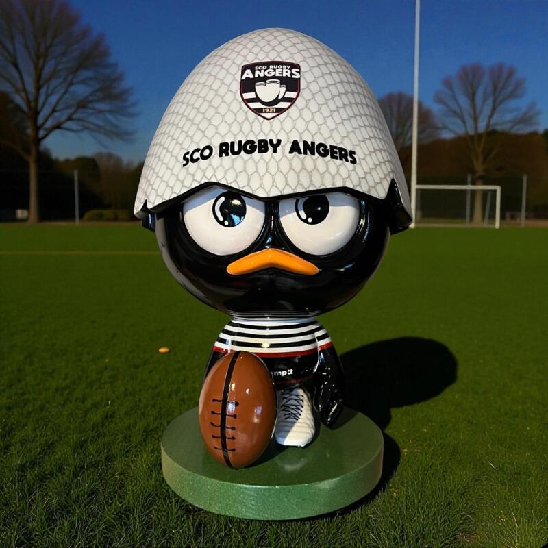 Sculpture Cali RUGBY ANGERS by Le Marquis | Sculpture