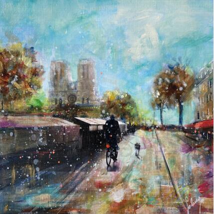 Peinture Rive Gauche par Solveiga | Tableau Acrylique