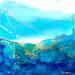 Painting 2849 Poésie marine by Depaire Silvia | Painting Abstract Landscapes Marine Minimalist Acrylic