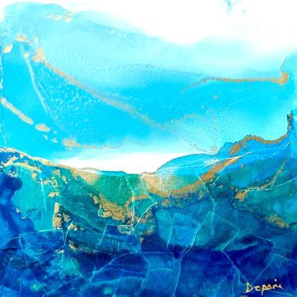 Painting 2849 Poésie marine by Depaire Silvia | Painting Abstract Acrylic Landscapes, Marine, Minimalist