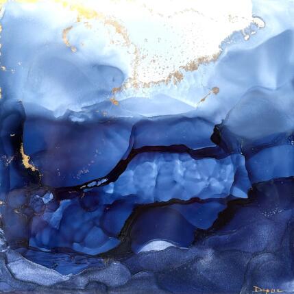 Painting 2782 Bleu velvet by Depaire Silvia | Painting Abstract Acrylic Landscapes, Marine, Minimalist, Pop icons