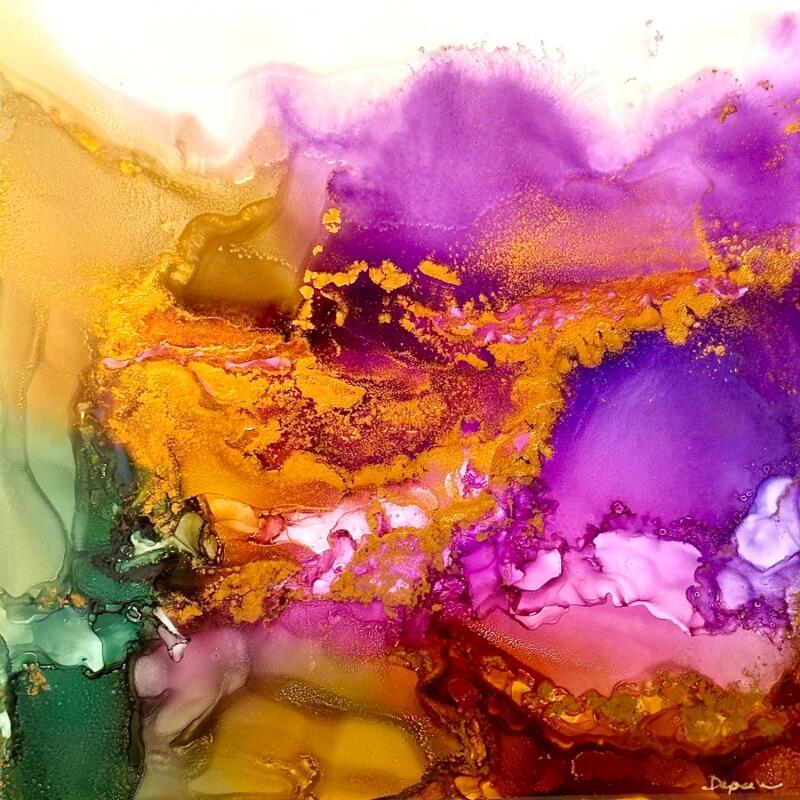 Peinture 2884 Les joyaux du Louvre par Depaire Silvia | Tableau Abstrait Paysages Mode Minimaliste Acrylique