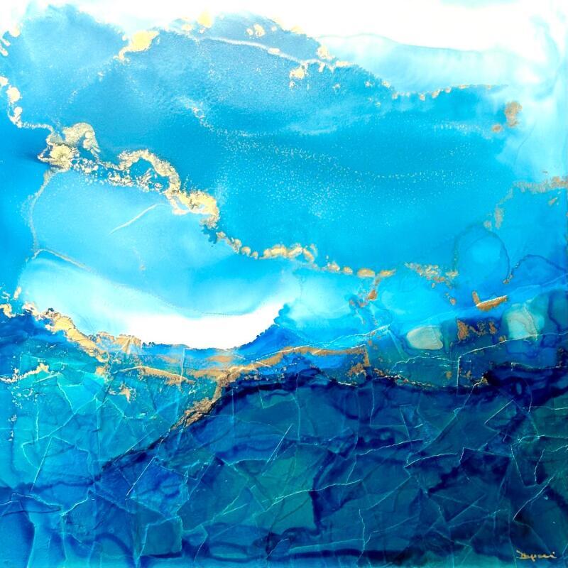 Peinture 2901 Poésie marine par Depaire Silvia | Tableau Abstrait Paysages Marine Minimaliste Acrylique